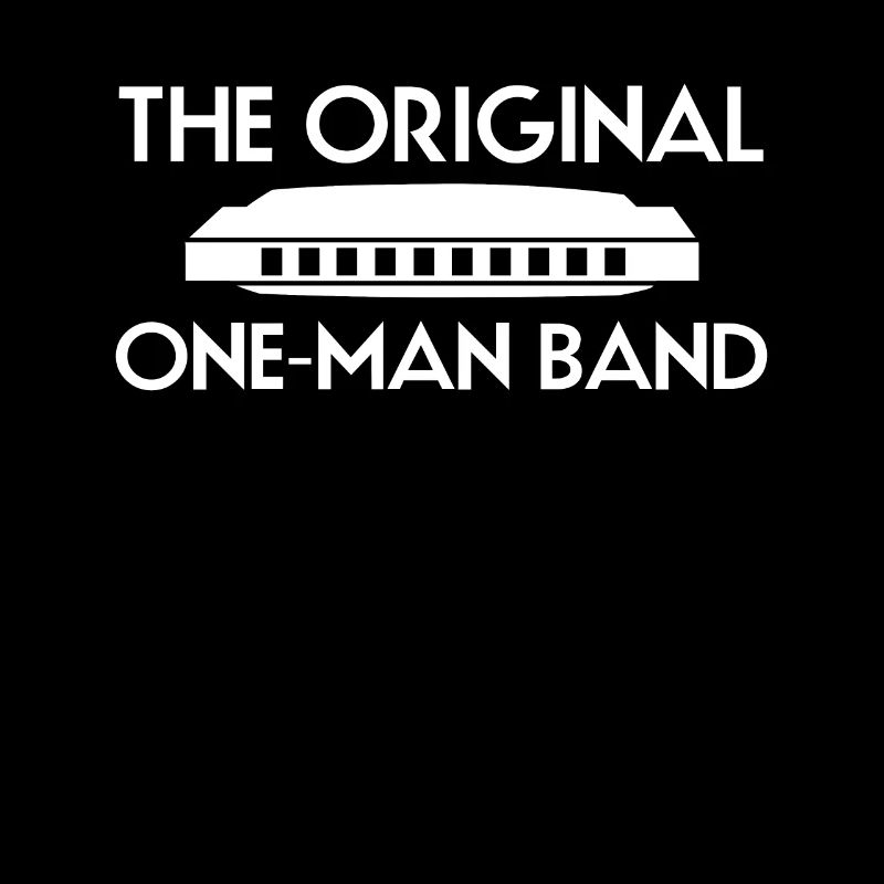 Harmonica Harmonica Slogan Chemise