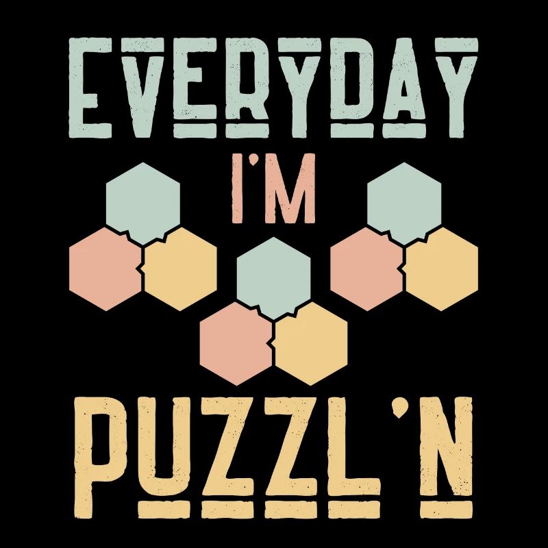 Everyday I'm Puzzl'n Funny Puzzle Solver