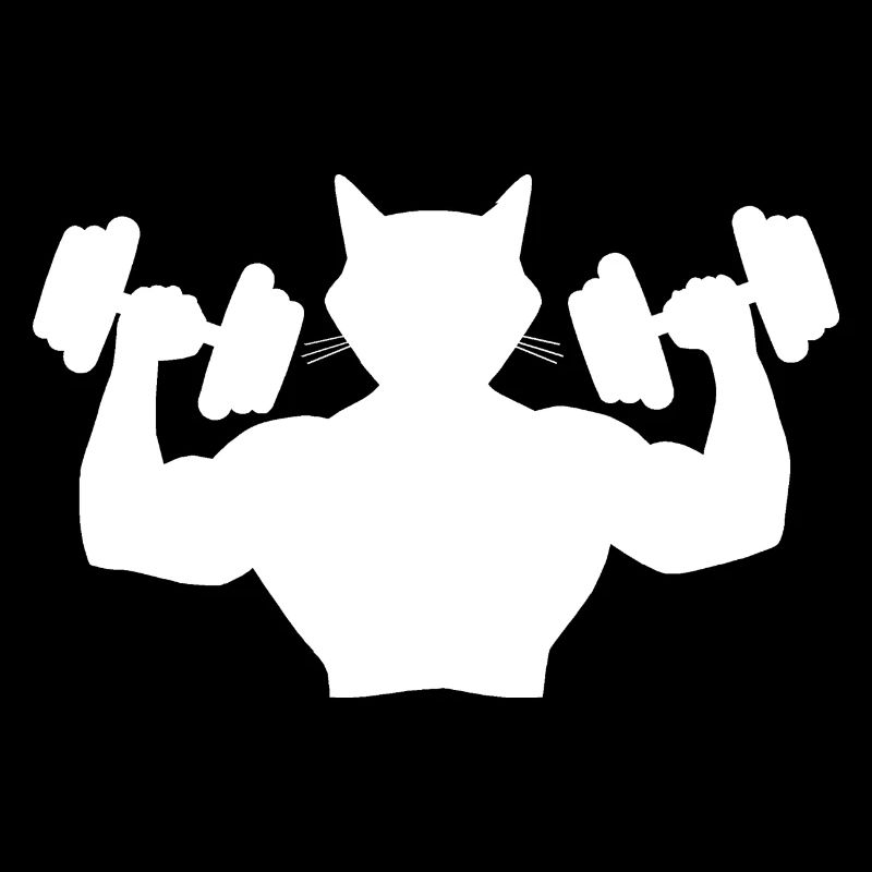 Body Builder Cat - Gym Bodybuilder Gym