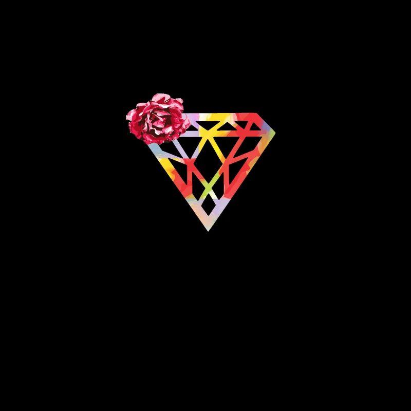 Diamant Rose Bijoux de fleurs bijoux rubis