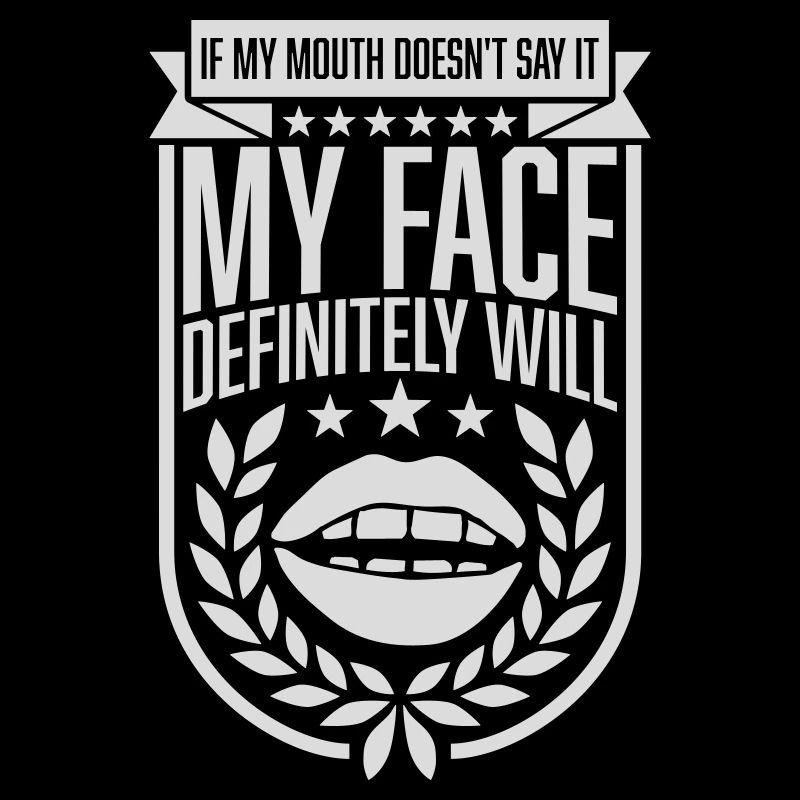 my face definitely will