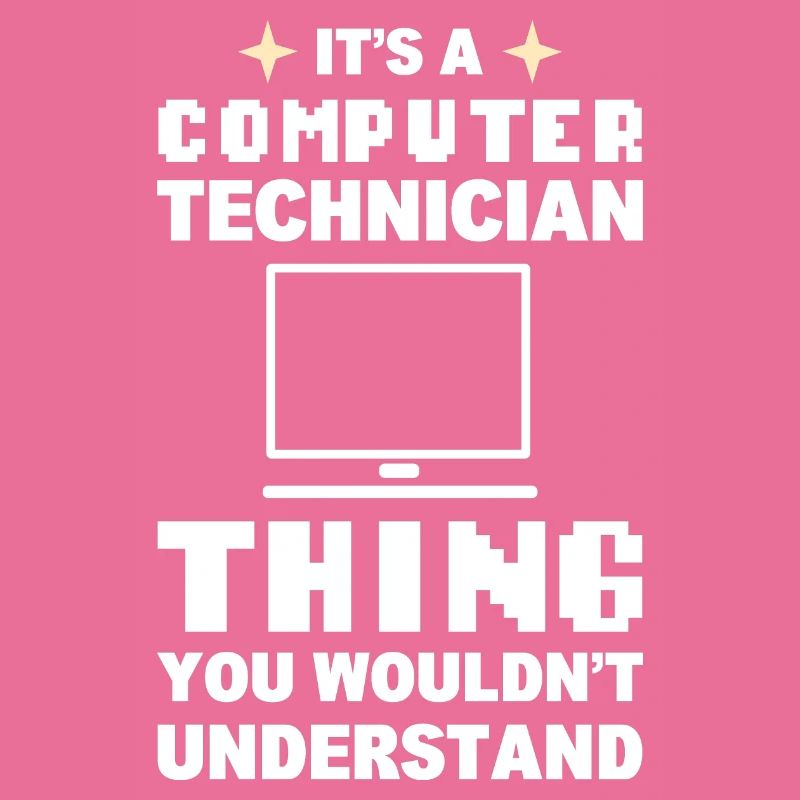 Lustiger Computerfreak Computertechniker