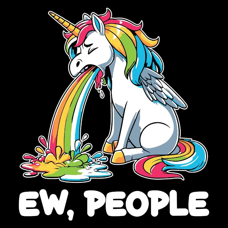 Rainbow Unicorn Spits Rainbow