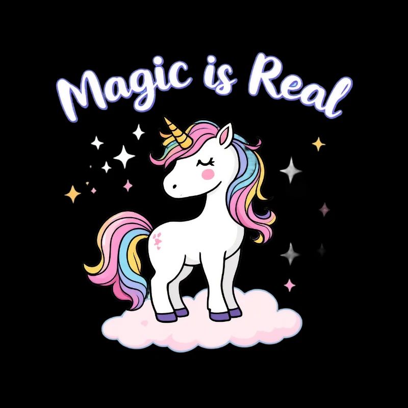 Magic Is Real Unicorn Inspiration Art for Dreamers