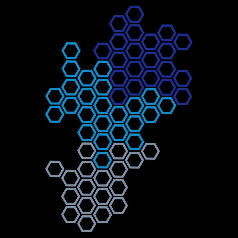 Hexagon Hexagon pattern network Modern Mosaic