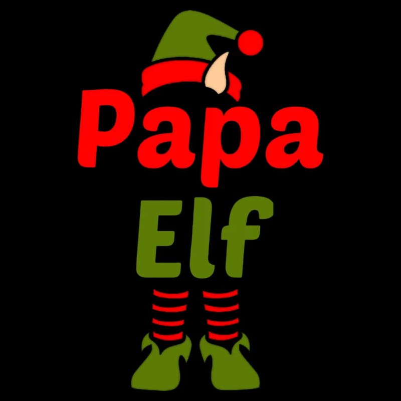Papa Elf Weihnachtsgeschenk Ugly Christmas