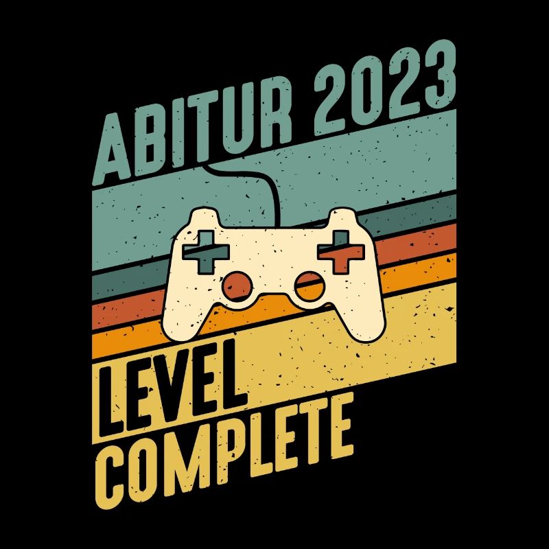 Abitur 2023 Level Complete Gamer Console Abi