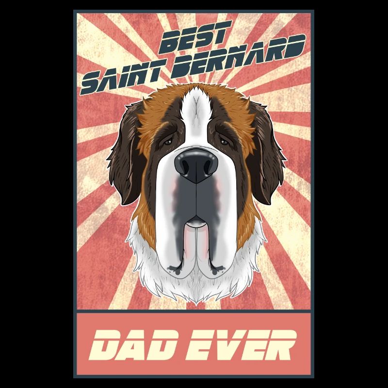 Best Saint Bernard Dad Ever I Saint Bernard Lover