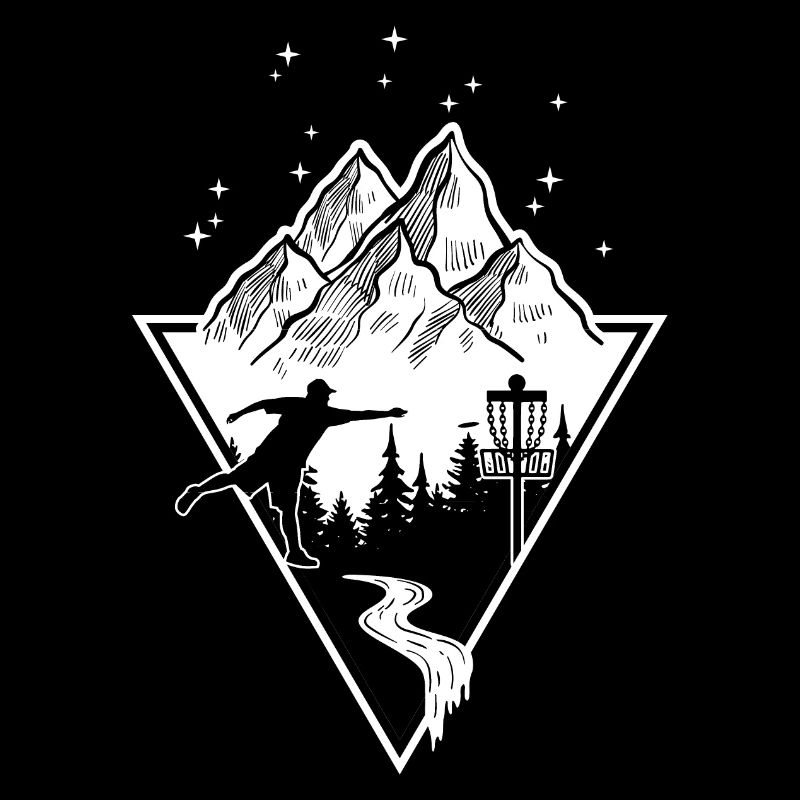 Disc Golf - Disc Golfing Spieler Ultimate Frisbee