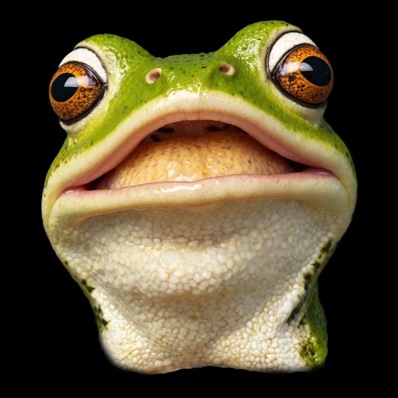 Lächelnder Frosch
