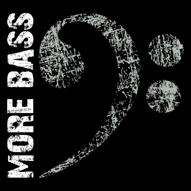 Plus de basses s’il vous plaît, grosse clé de fa