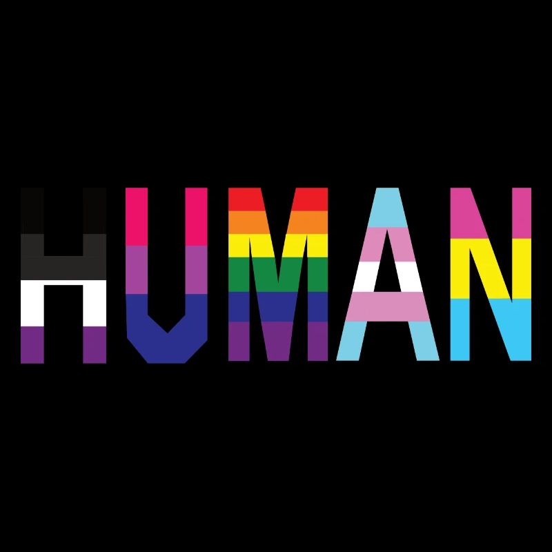 Man is Human Queer Gay Pride Month LGBT