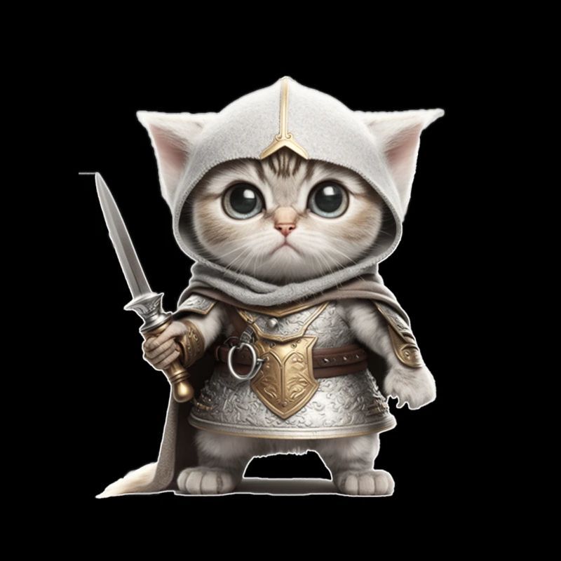Chevalier en chat