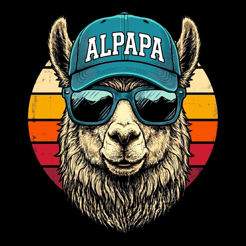 Alpaca Retro Sunglasses Cap