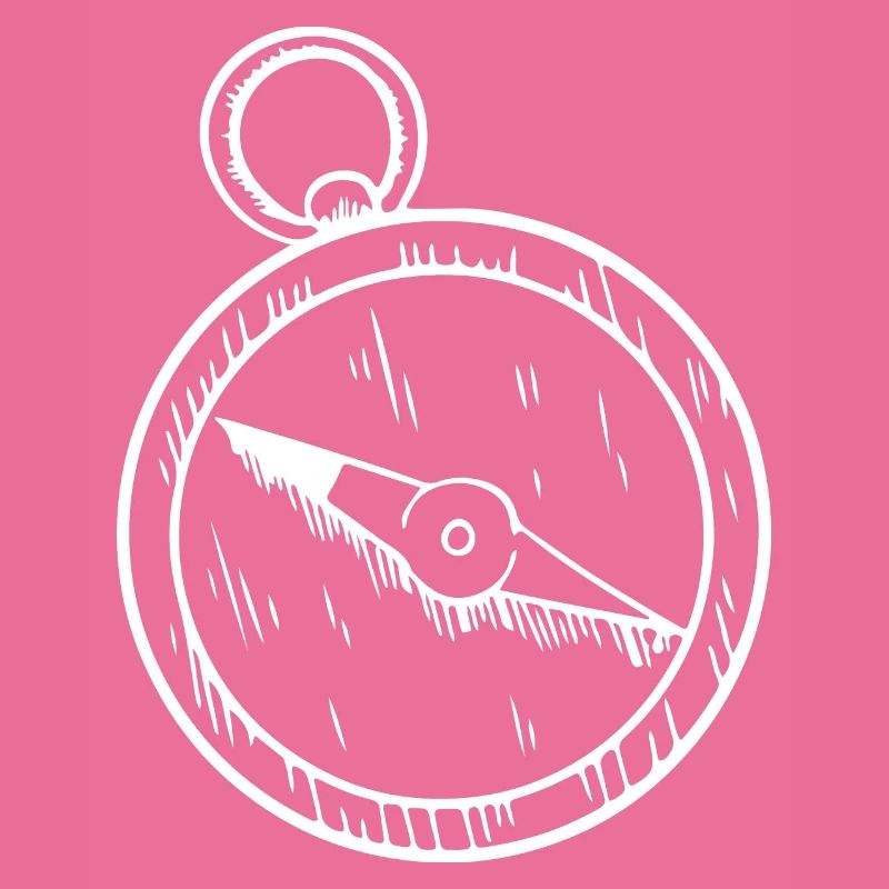Compass Hand Drawn Cardinal Direction