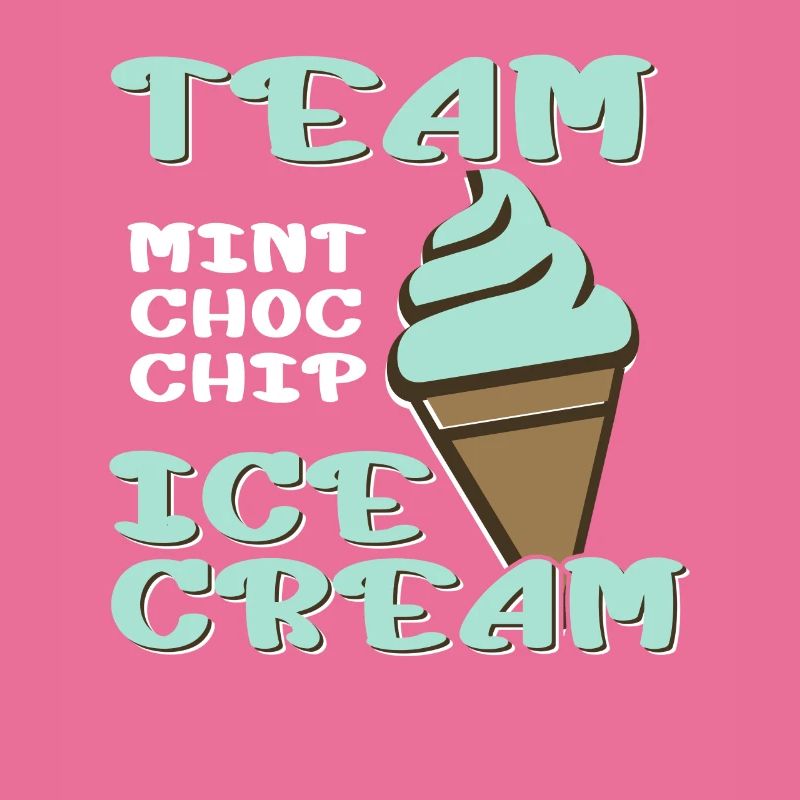 Team Mint Choc Eiswaffel Eiscreme Eis