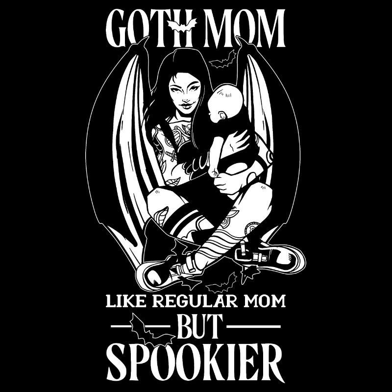 GOTH MOM LIKE NORMAL MOM GOTHIC MAMA SATAN
