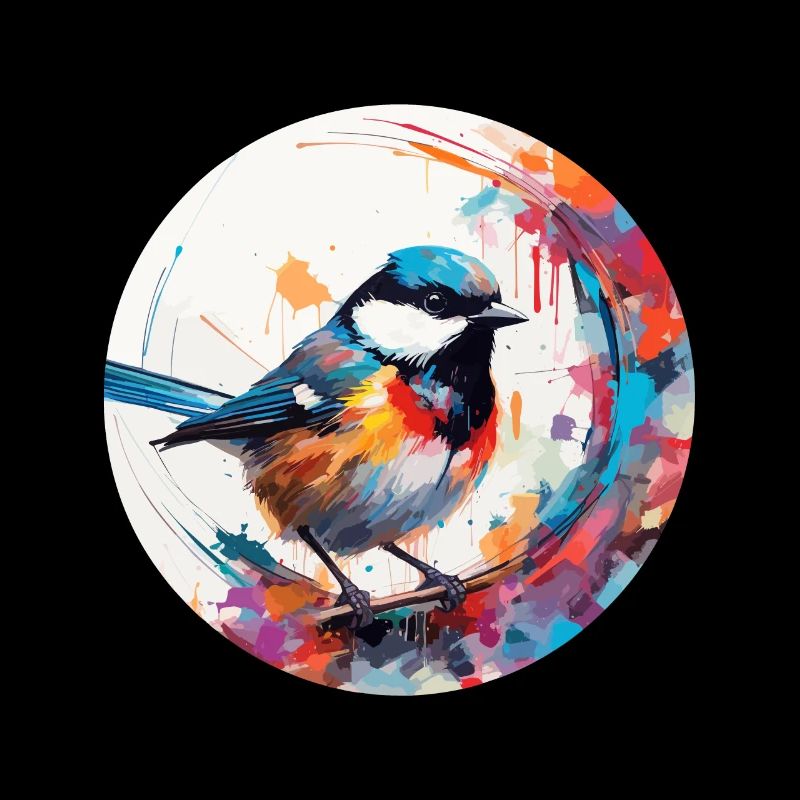 Chickadee bird