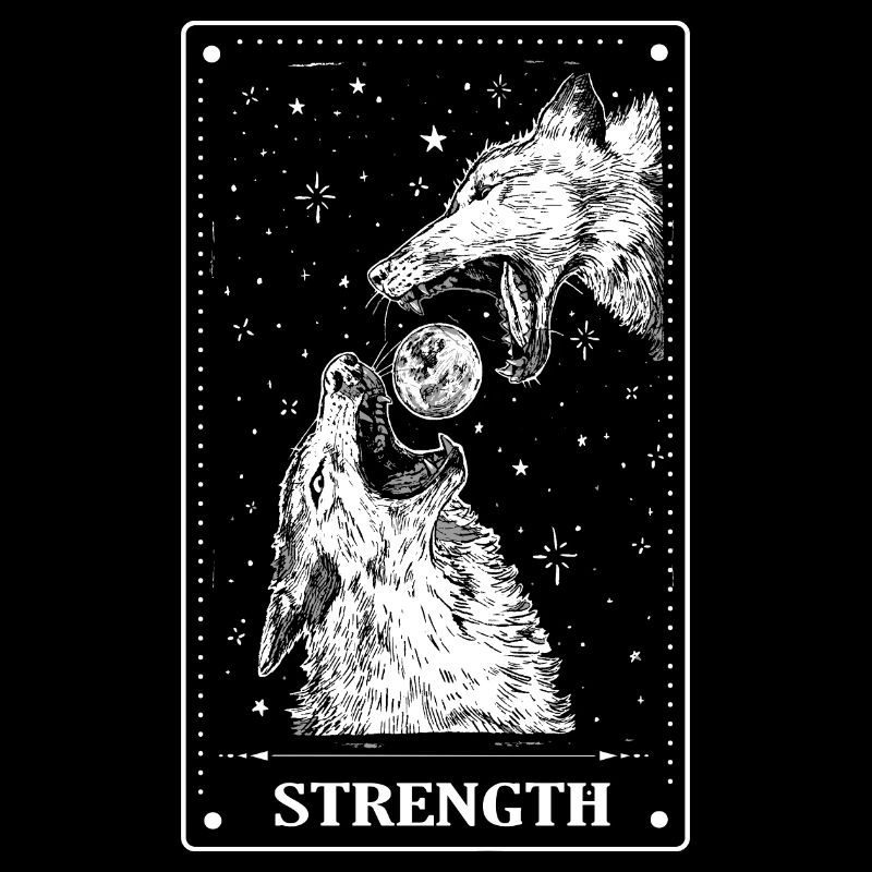 Gothic - Strength Tarot Card Design