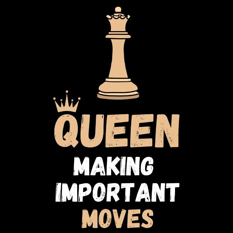 Schach Spruch Geschenk Schachmatt Queens Gambit