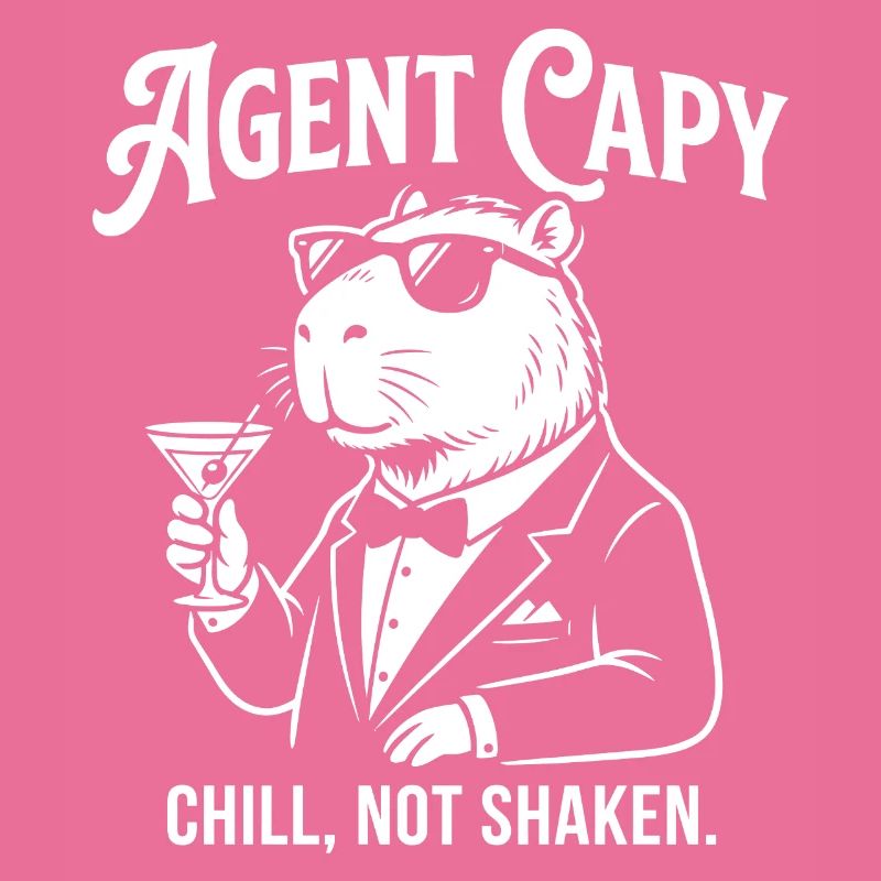 Agent Capybara - Cooles Meerschweinchen Spy