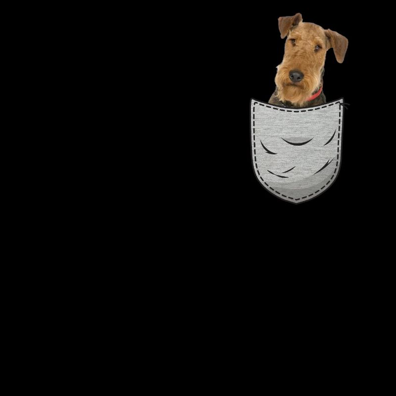 Airedale Terrier Waterside Bingley Brust-Tasche