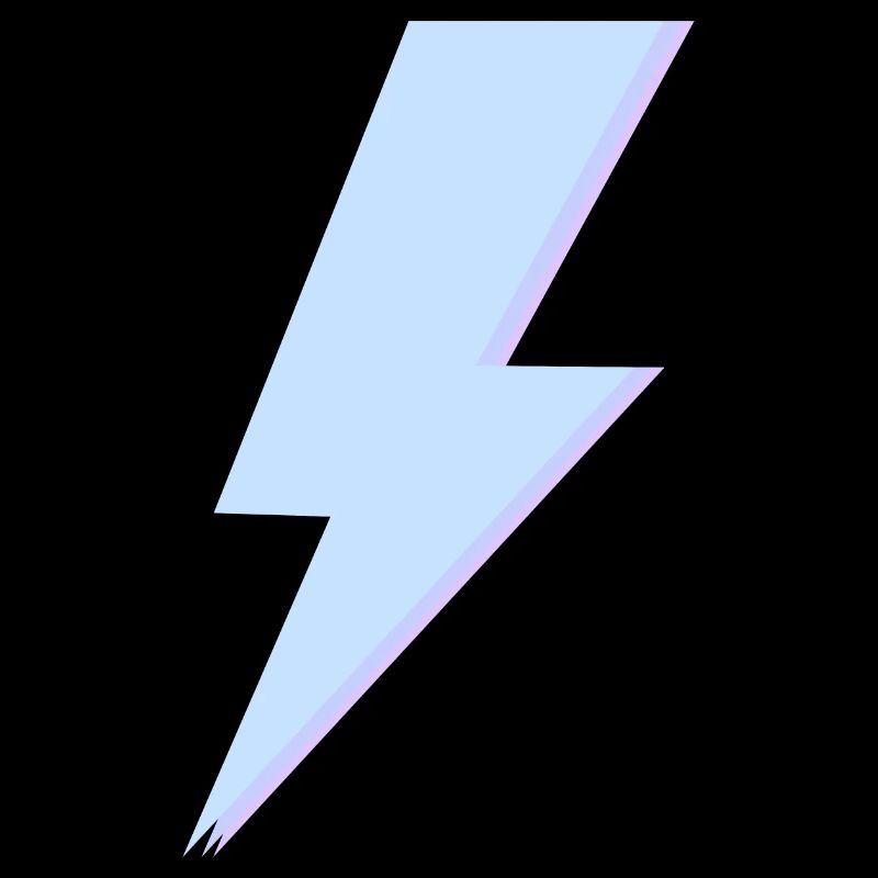 Retro thunder bolt - Retro lightning bolt