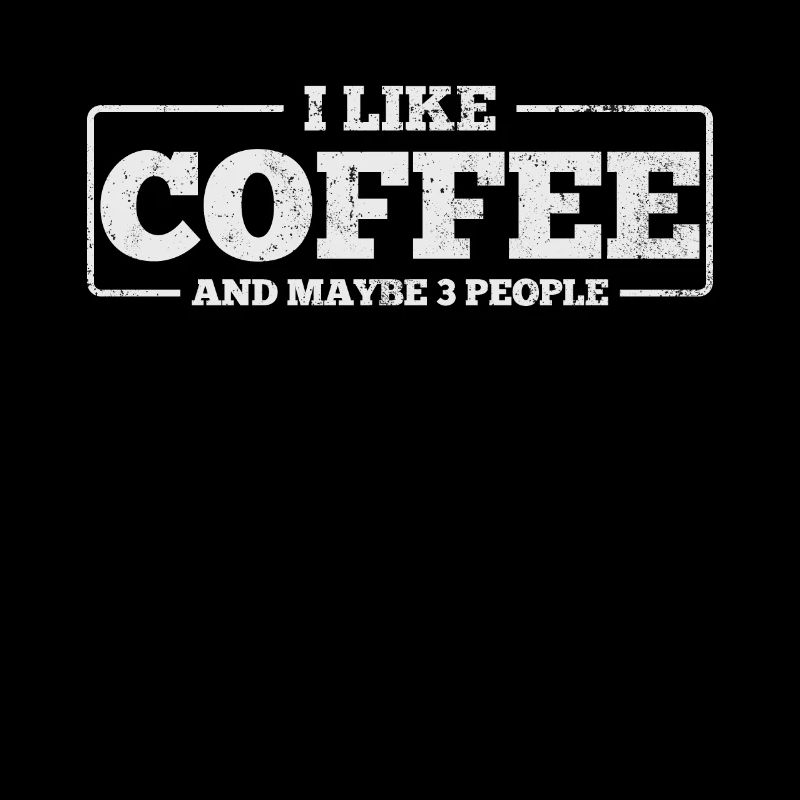 Buveur de café introverti