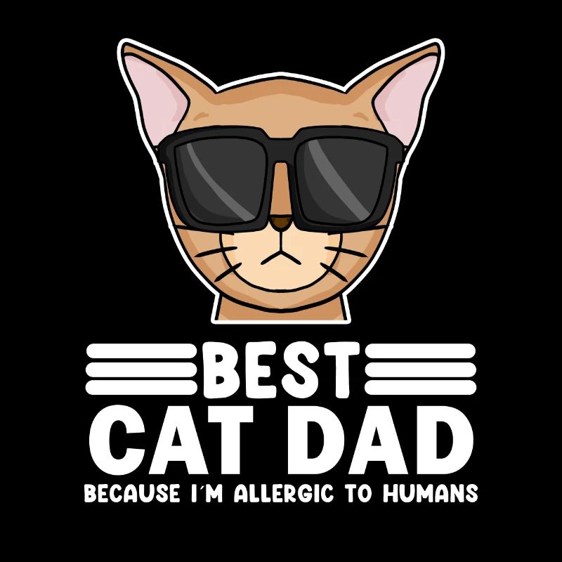 Cat Papa Père Chats Propriétaire d’animal cadeau