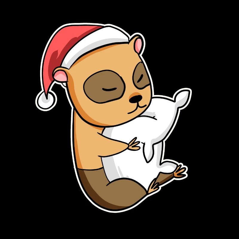 Écureuil sommeil de Noël