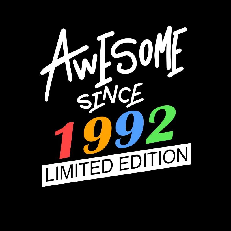 1992 - Né 1992 - Année de naissance 1992