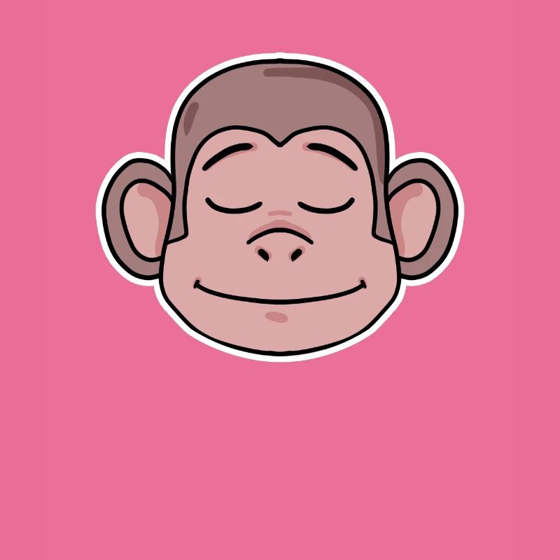 Affe Kopf Tier