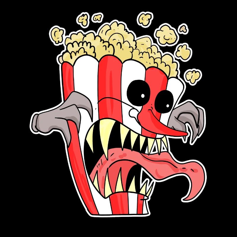 Película de terror Película de terror Palomitas de maíz