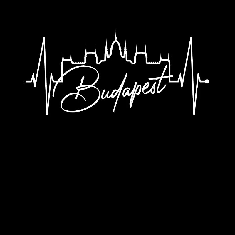 Budapest Skyline Herzschlag Ungarn Herz Budapester