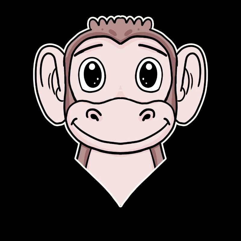 Tierkopf Tier Kopf Affe