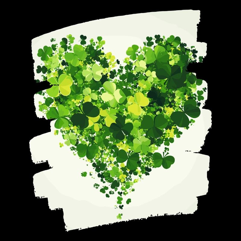 Saint-Patrick Shamrock Heart