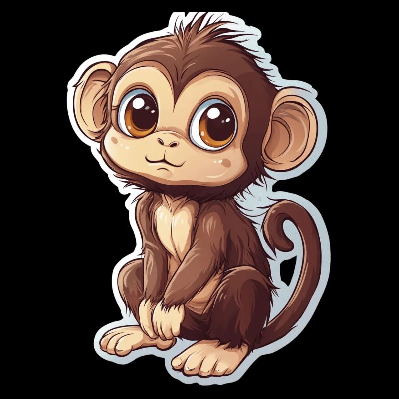 Monkey Cute Monkey Gift for Monkey Fans