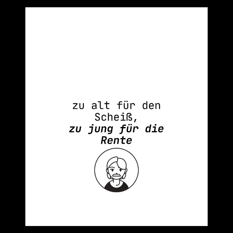 Alterssprüche Humor Design