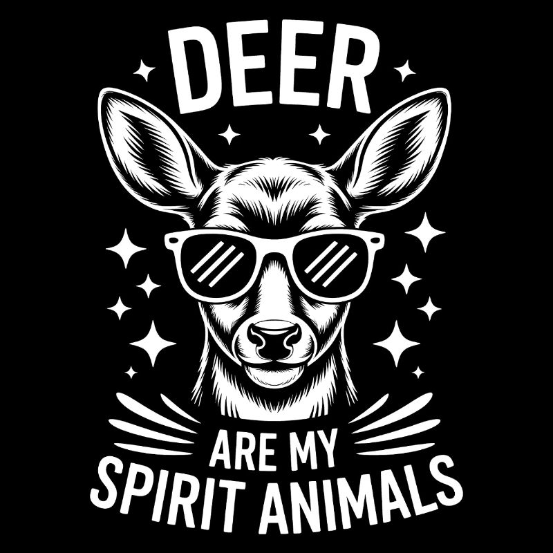 Cool deer with sunglasses
