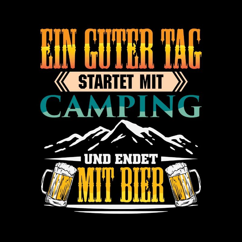 Camper Camping Wohnwagen Spruch
