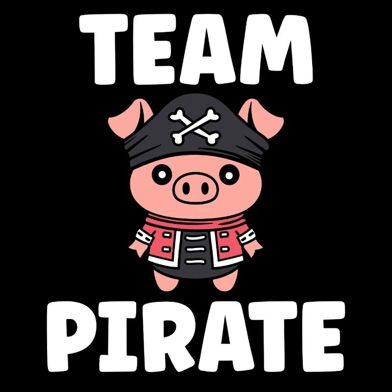 Pig Pirate Kawaii Team