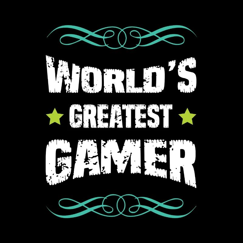 Weltbester Gamer – Distressed Design