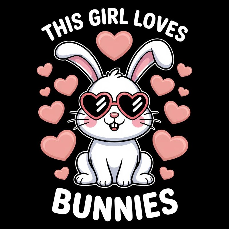 Hasen Spruch Mädchen Kaninchen Fun Hasen Geschenk