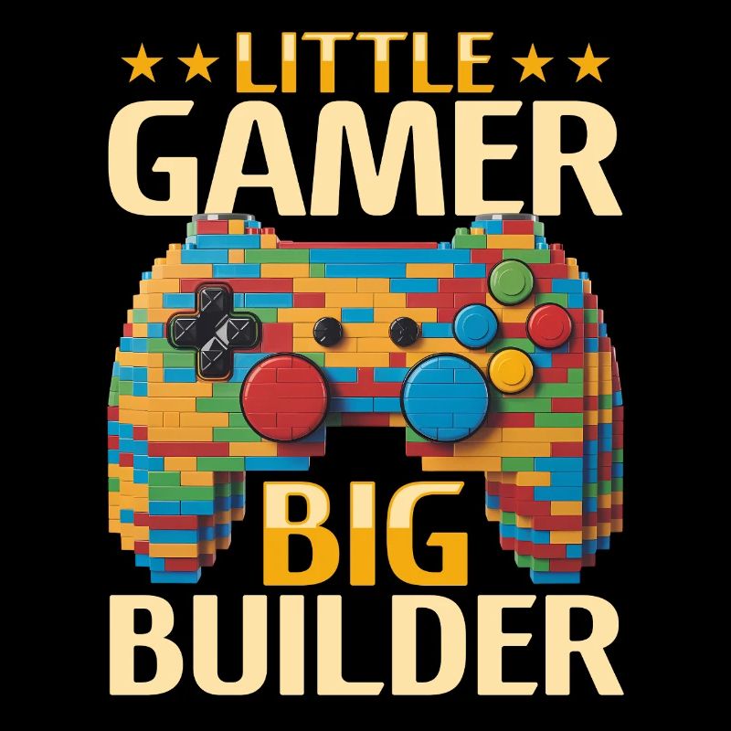 Building Blocks Gamer Gaming Brick Builder