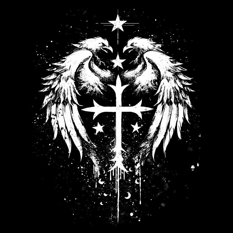 Gothique gothique Emo Croix