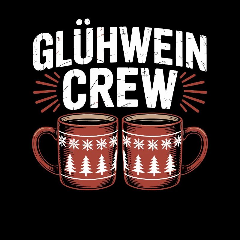 Équipe du vin chaud Marché de Noël joyeux