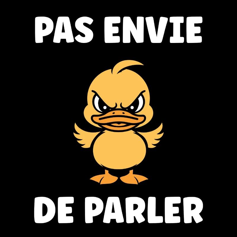 Pas envie de parler Canard