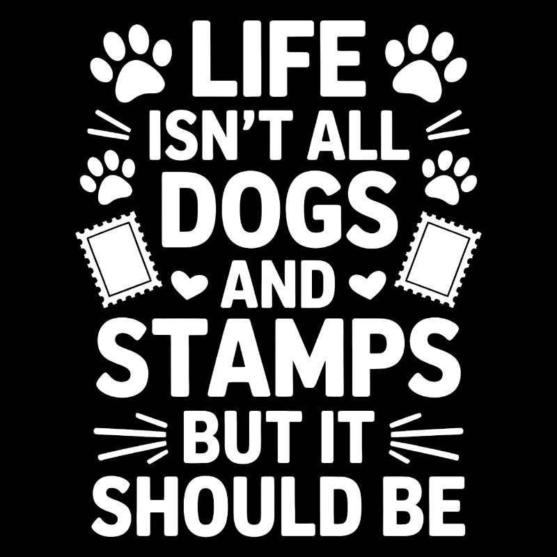 Briefmarken Spruch Hund Witz Briefmarken Geschenk
