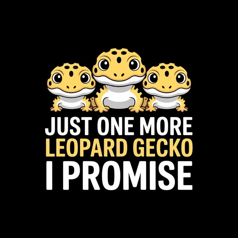 Prometteur du trio de gecko léopard