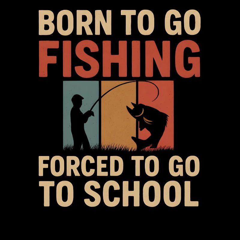 Né pour aller pêcher, forcé d’aller à l’école Pêcheur